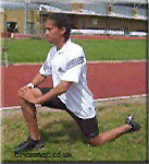 Kneeling Hip Flexor stretch